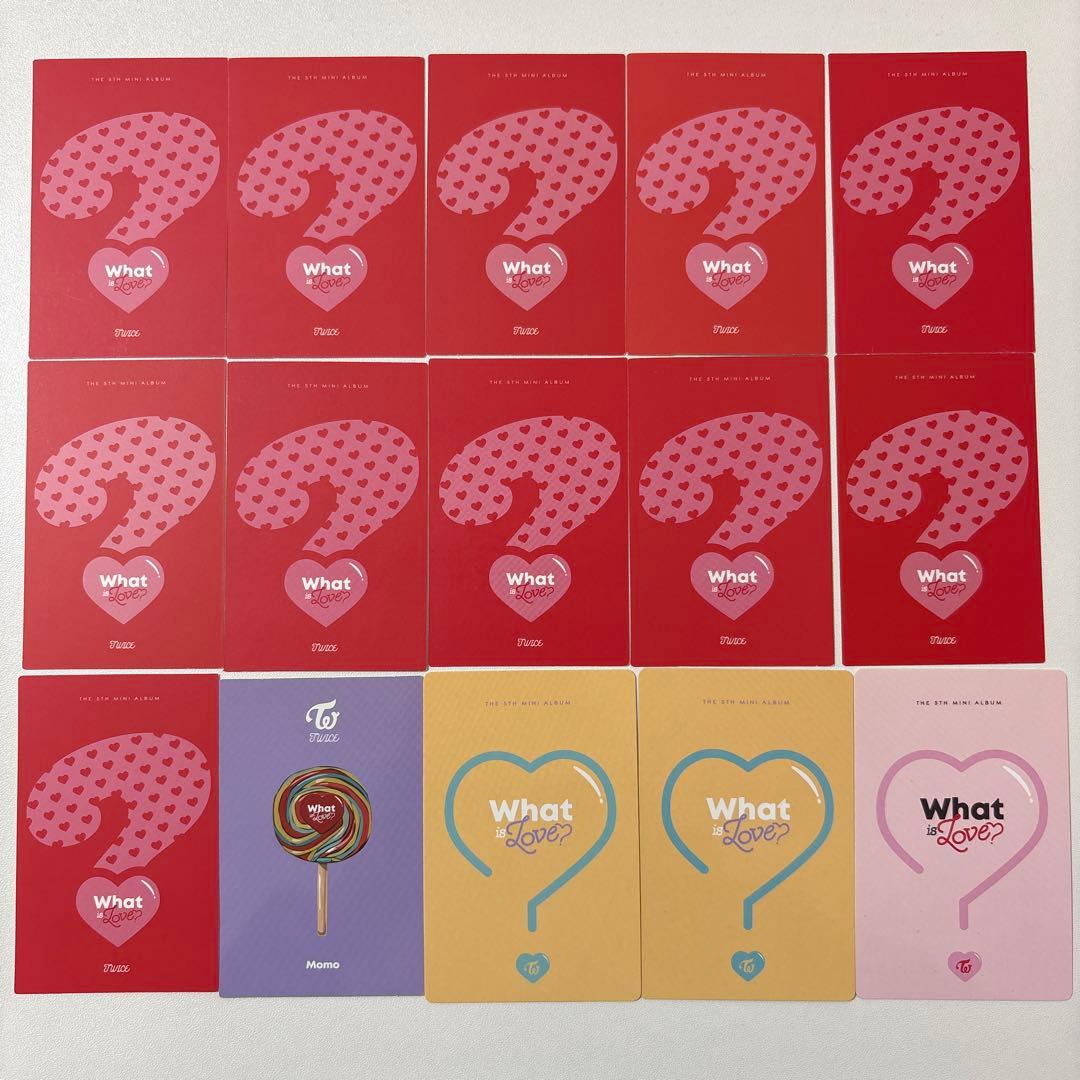 TWICE モモ イズラブ what is love? トレカ 付属品 セット - メルカリ