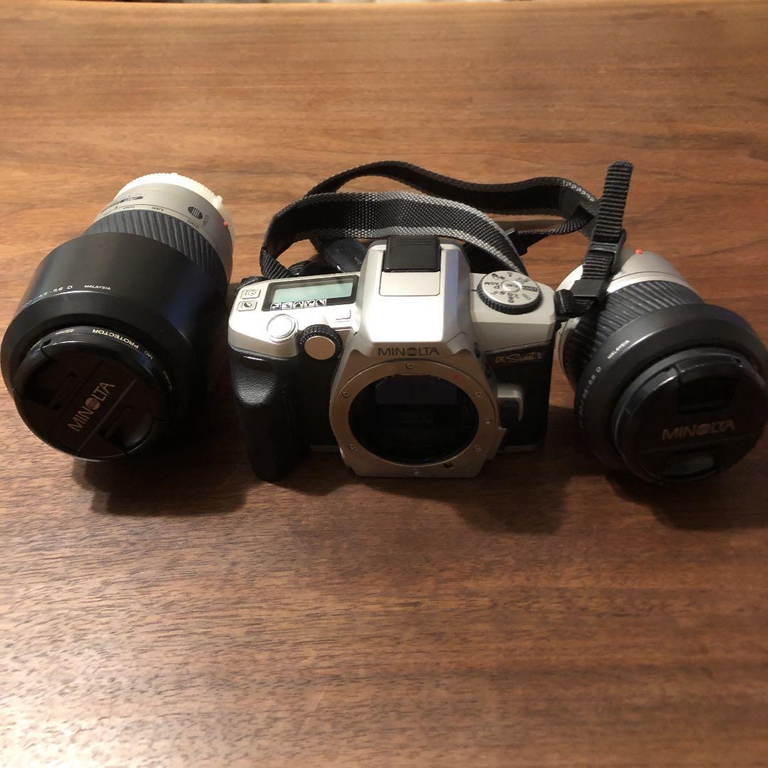 MINOLUTA α sweet II 中古フィルムカメラ／ダブルレンズ付き チャンプカメラ トピック [MINOLTA α-sweet Ⅱ From：チャンプカメラ