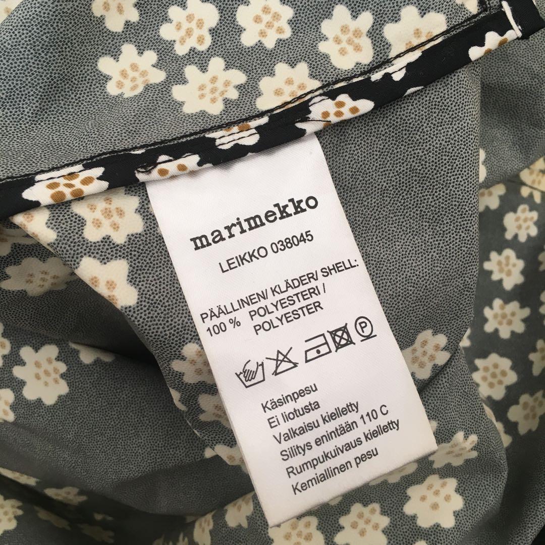 マリメッコ プケッティ レインコート ブラック marimekko