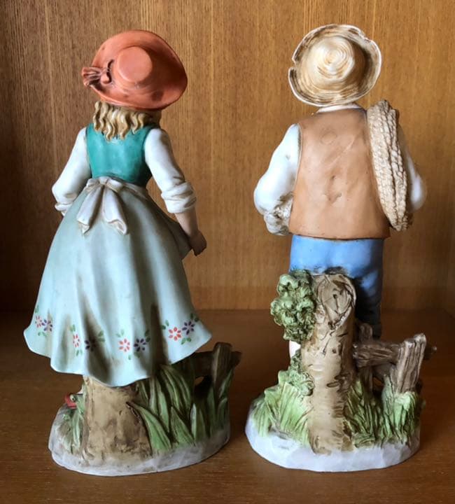 磁器人形　フィギュア　瀬戸ノベルティ　収穫