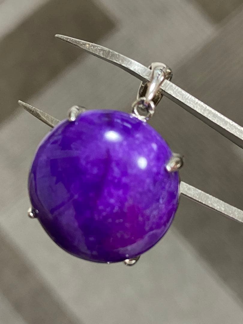 スギライト　シルバーペンダントトップ スギライト シルバー ペンダントトップ 雫 天然石 パワーストーン