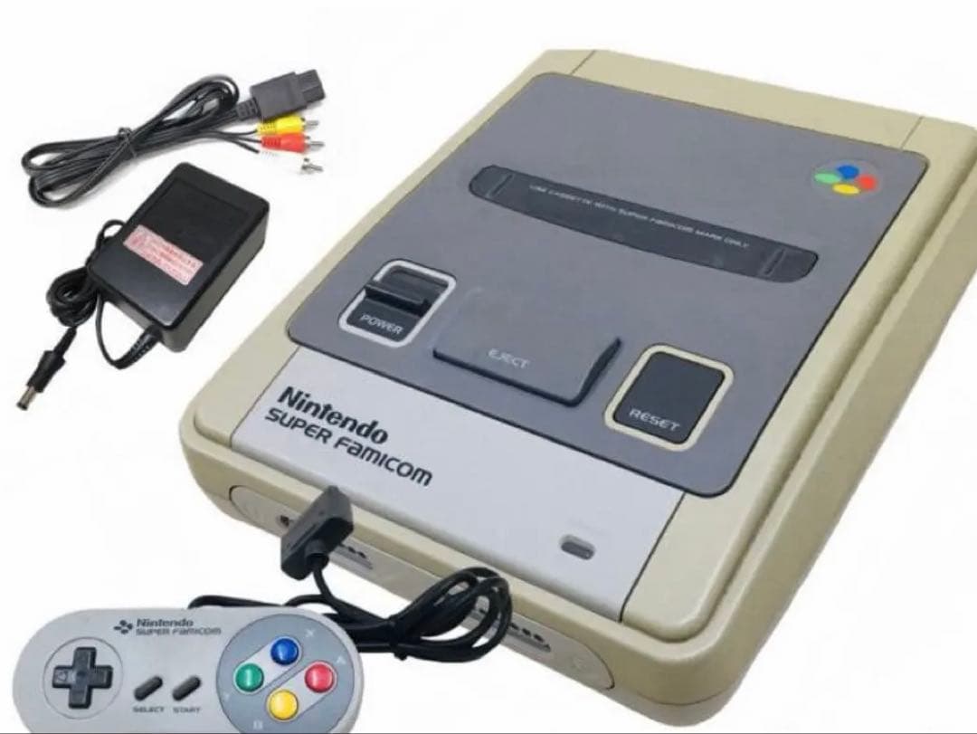 Nintendo Super Famicom 本体、コントローラー、付属品 - メルカリ