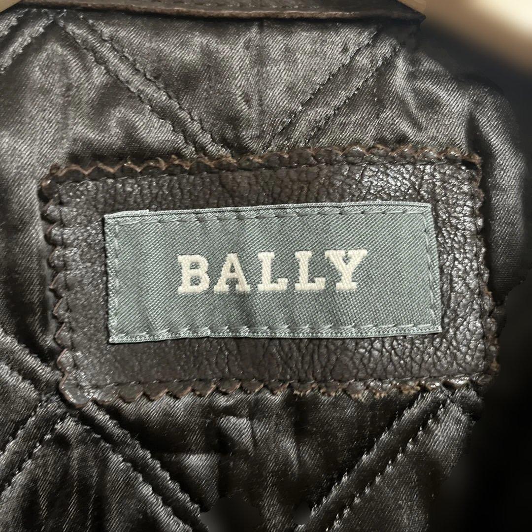 BALLY バリー イタリア製 ヤギ革 レザーベスト ダークブラウン - メルカリ