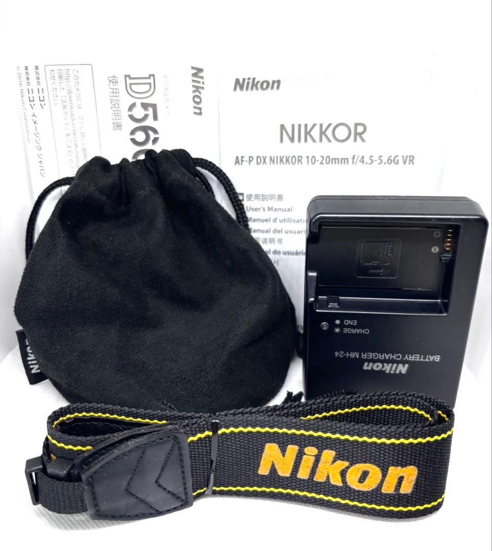 ほぼ新品 外箱】ニコン Nikon D5600 広角ダブルキット S6300回 - メルカリ