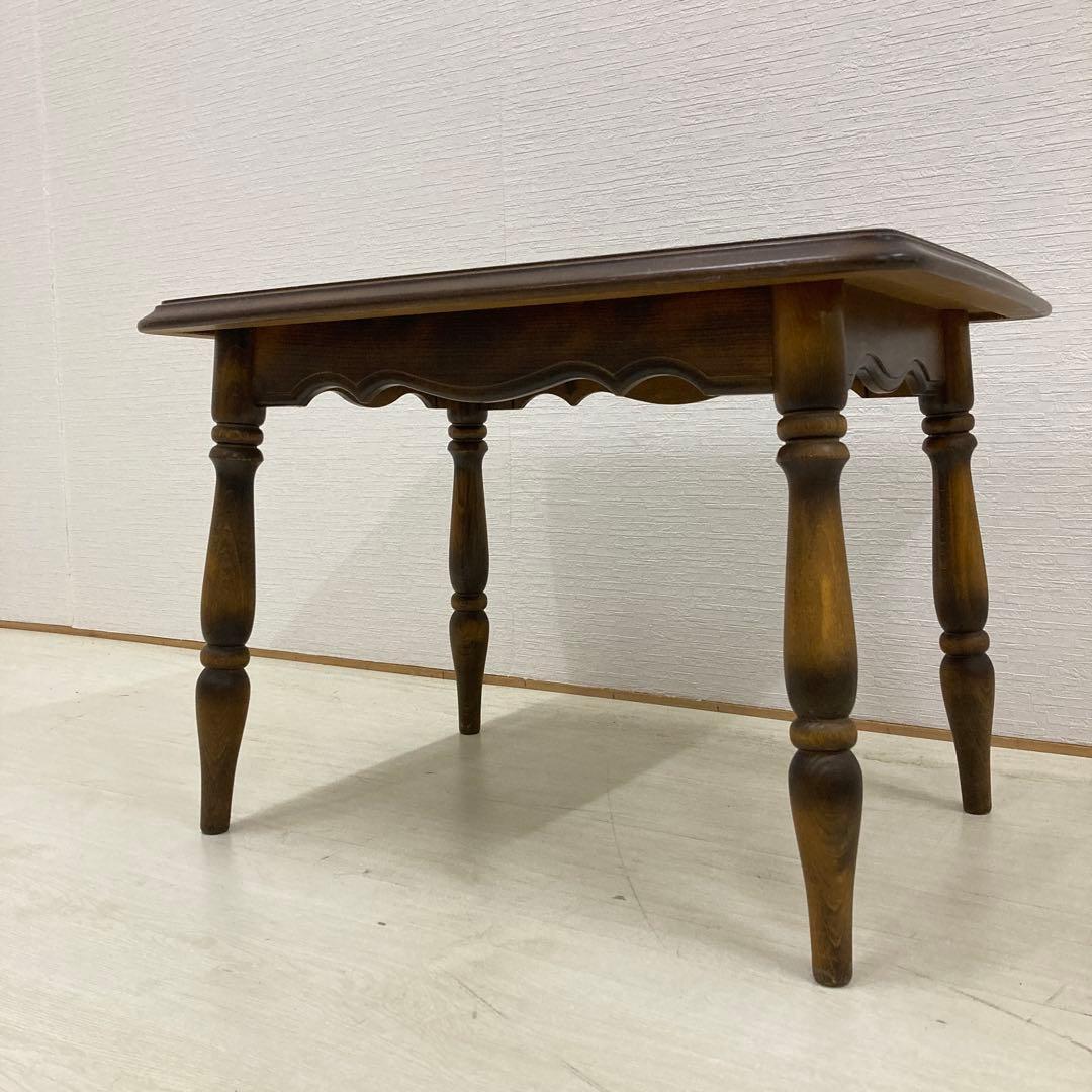 オールドカリモク】コロニアル サイドテーブル リビングテーブル 昭和