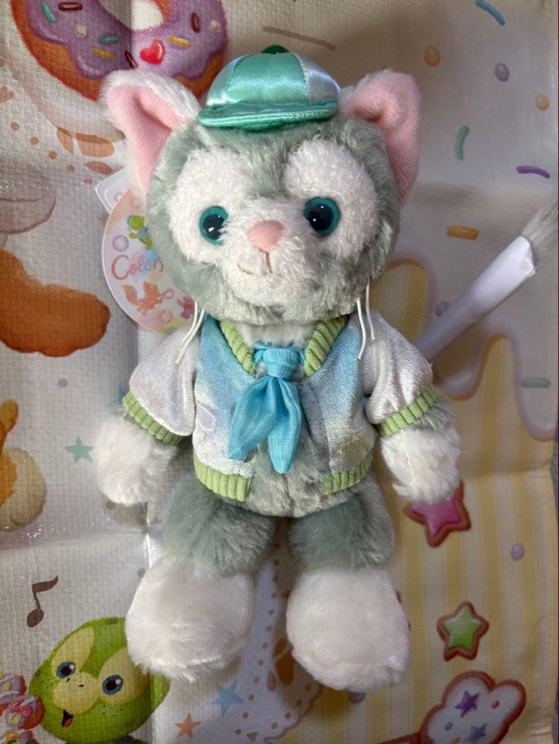 ジェラトーニ ポージープラッシー バケパ カラフルハピネス ダッフィー