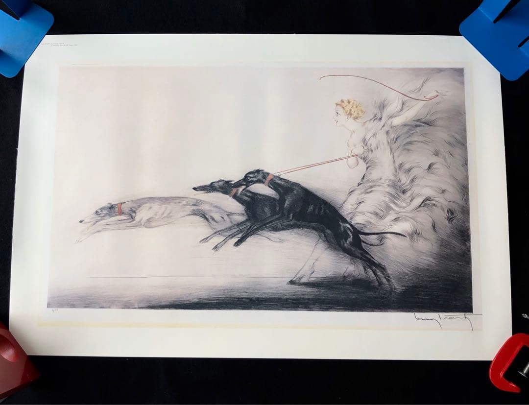 ルイ・イカール 大型ポスター「スピードII」1990年 ルイ・イカール 「スピードII」 | | アトリエ・ブランカ