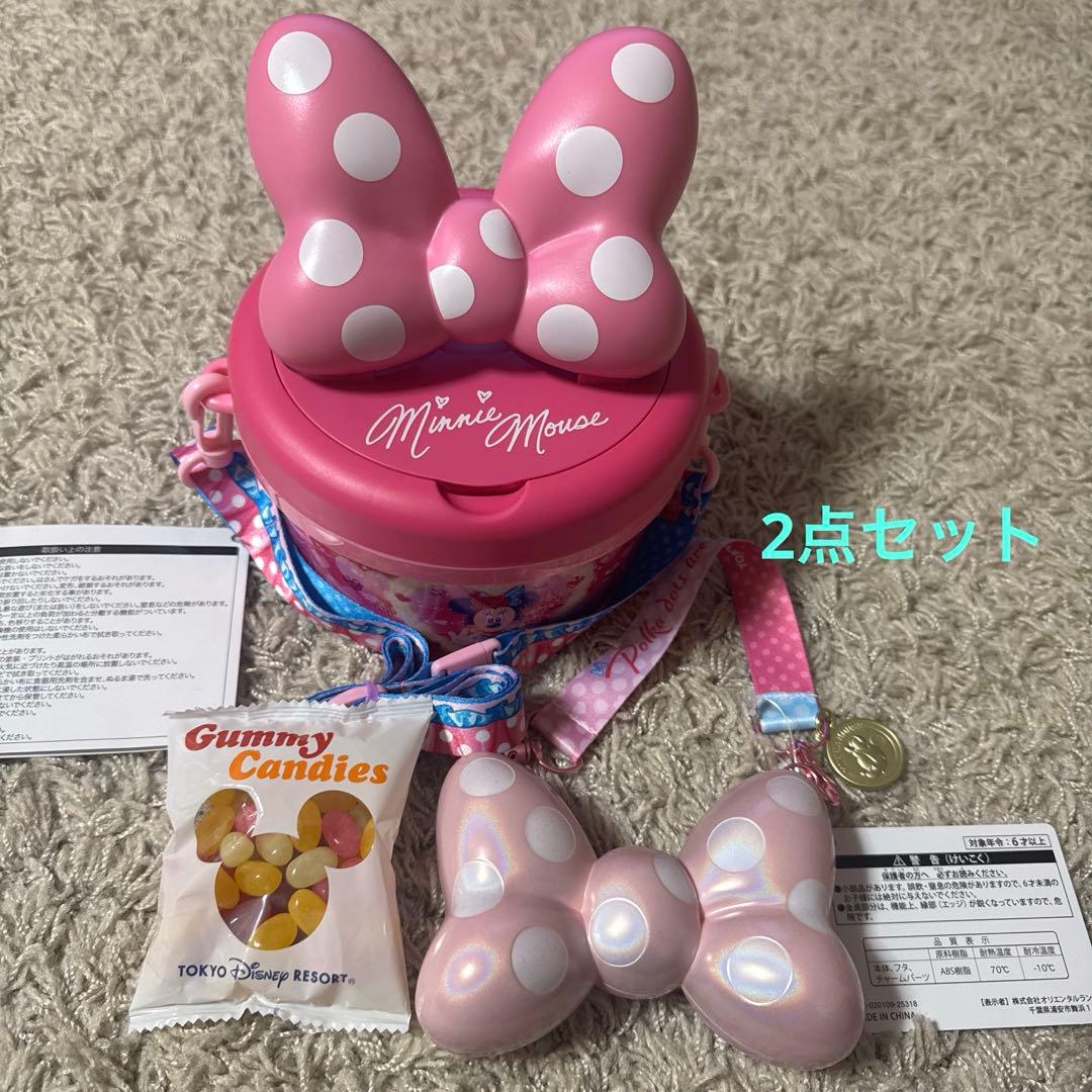 m*k様 【パルパルーザ】ポップコーンバケット＆スナックケース2点セット ミニーパルパルーザ ポップコーンバケットとスナックケースの2点セット