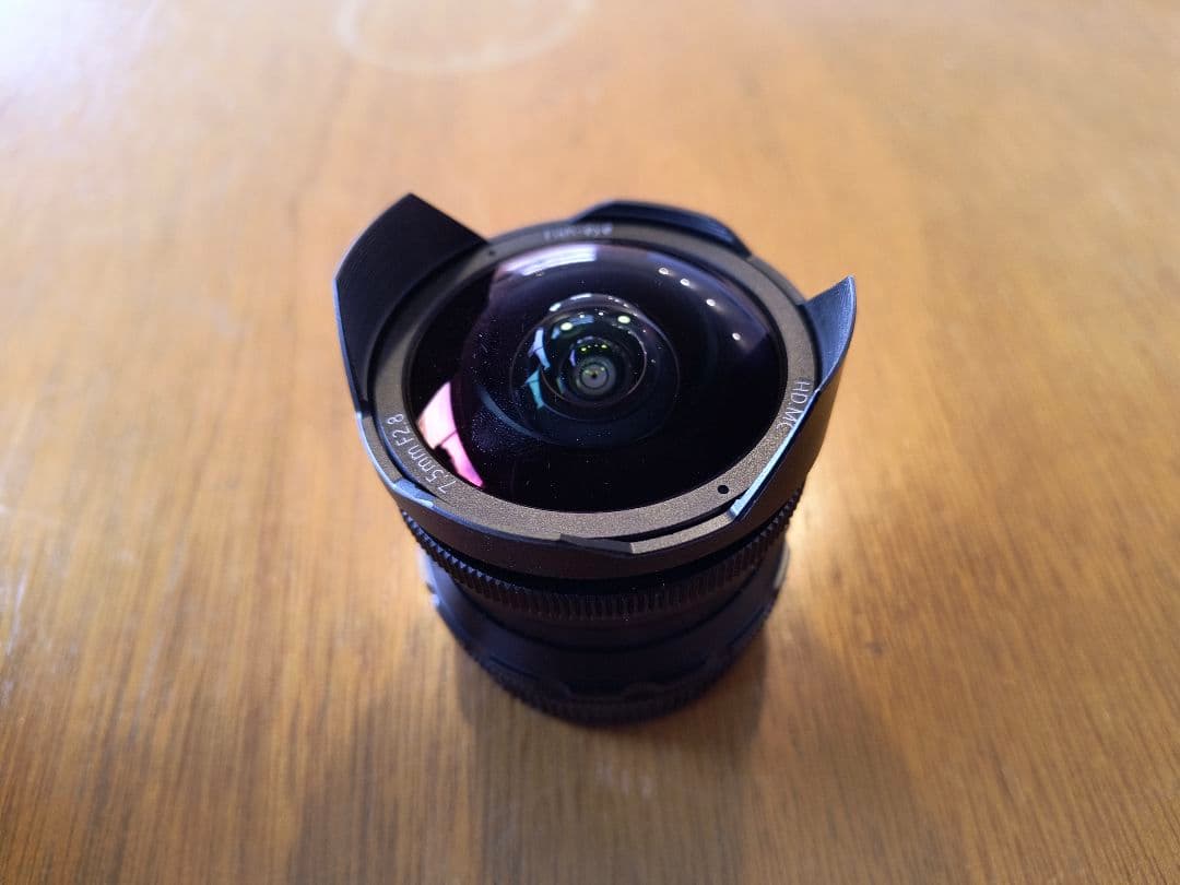 マイクロフォーサーズ 7.5mm f/2.8 MF魚眼レンズ　pergear