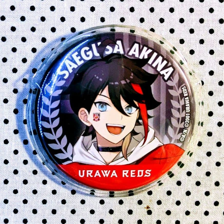 おまけ付き☆にじさんじ J1 コラボ 2022 三枝明那 缶バッジ 楽天くじ
