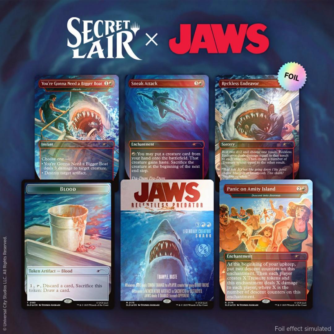 MTG Secret Lair x Jaws Foil Edition 未開封 - メルカリ