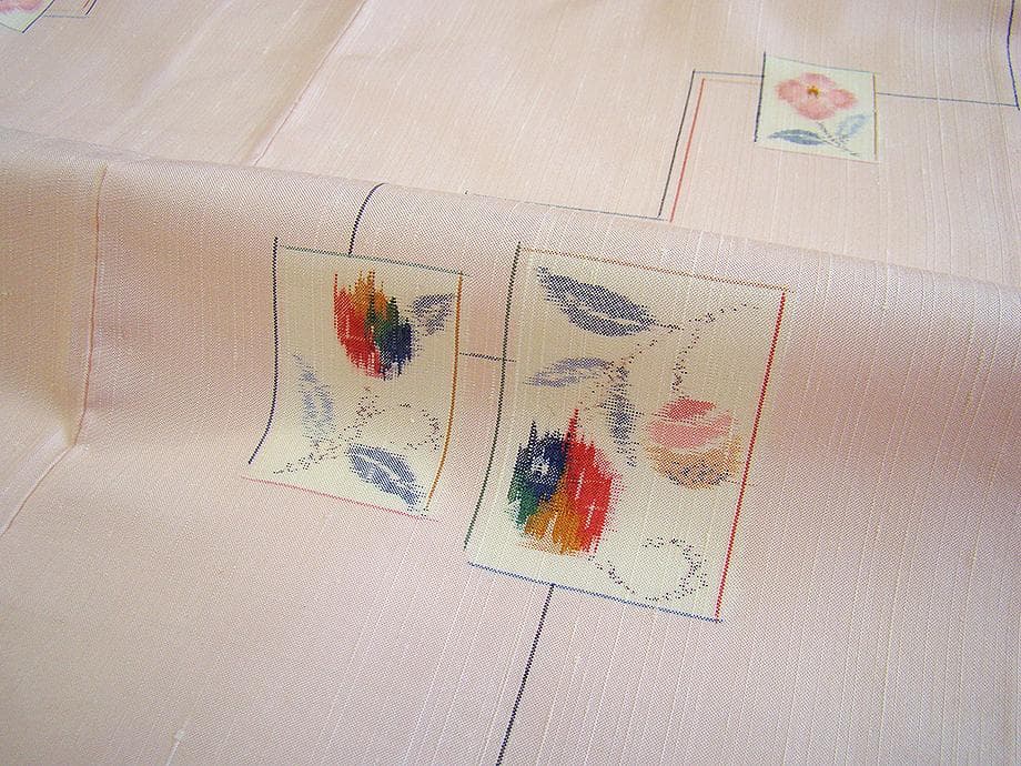 値下げ交渉OK！単衣 十日町紬 紬着尺 正絹 B949 - メルカリ