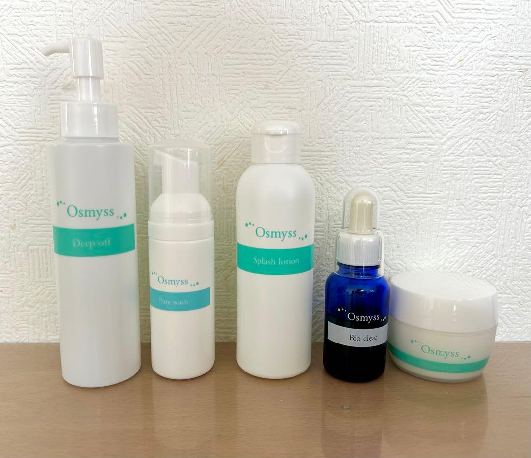 Osmyss オスミス5点セット！クレンジング、洗顔、化粧水、美容液、クリーム