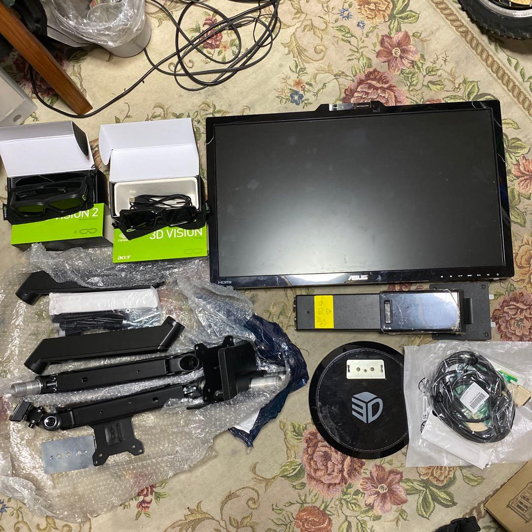 デュアルモニターアーム + Asus 27\" 3d 120hzモニター ASUS ROG Strix XG279Q 27” HDR Gaming Monitor, 1440P WQHD (2560 x