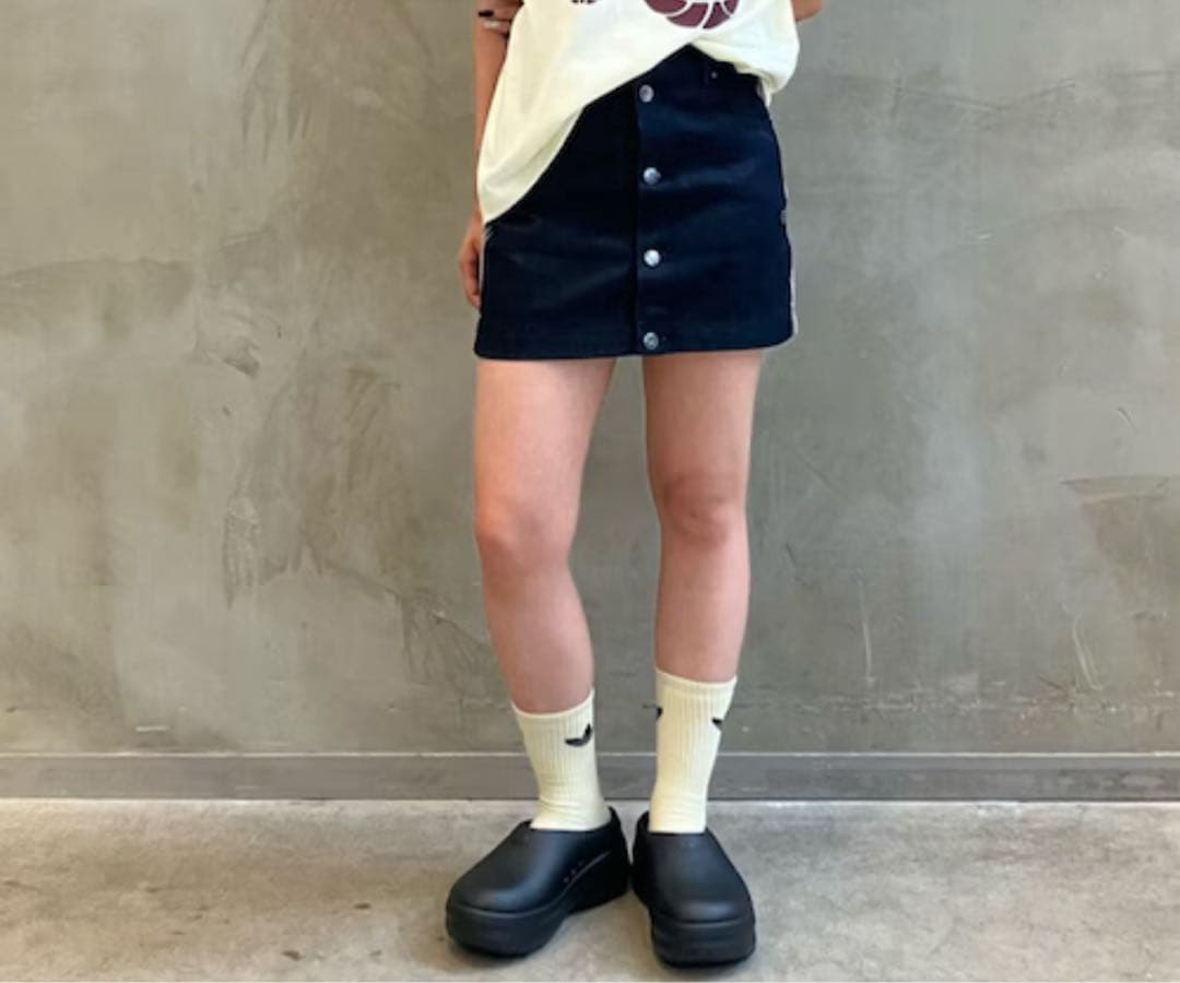 【新品】アディダス スタン スミス ミュール 厚底ブラック 23.5cm