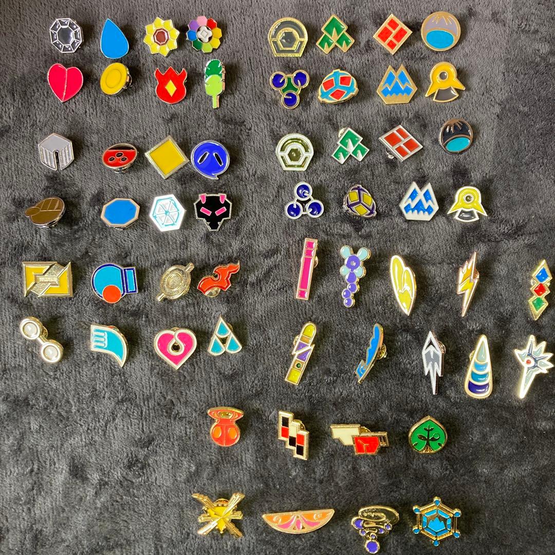 ポケモン ジムバッジ カントー地方〜カロス地方 58個セット - メルカリ