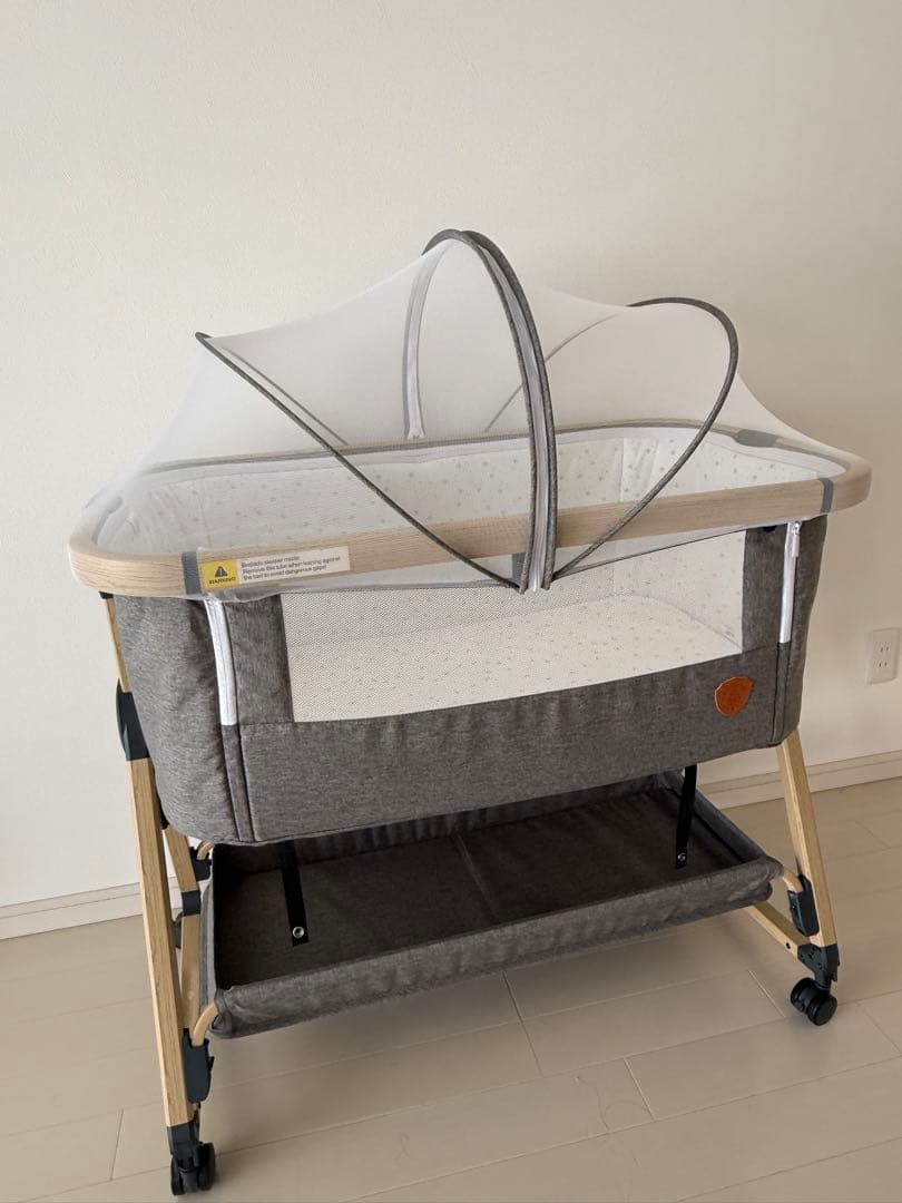 【添い寝に便利】HZDMJ 折りたたみベビーベッド 楽天市場】hzdmj ベビーベッド 添い寝ベッド 折りたたみ ミニ 組み立て