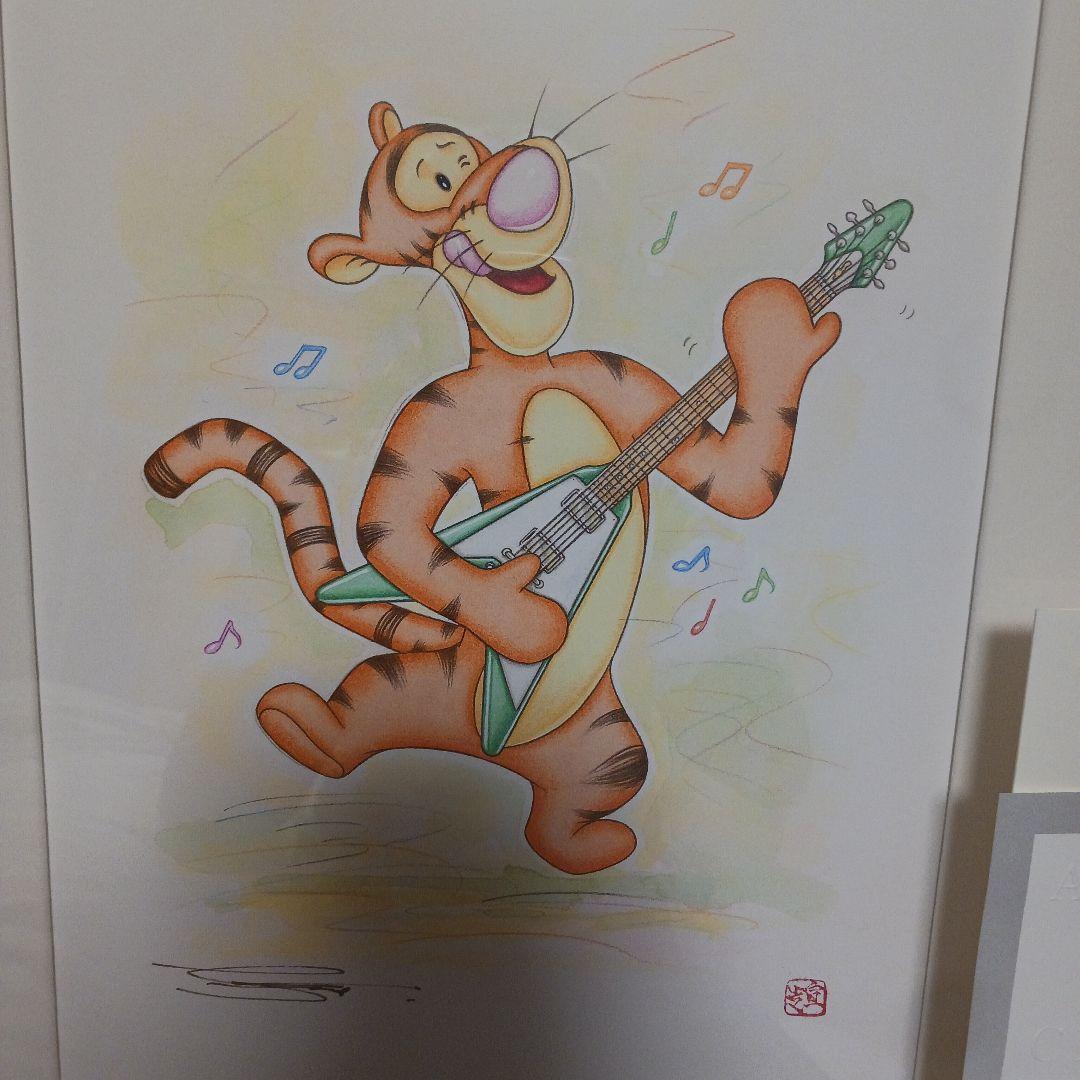 希少 ディズニー オリジナル原画(公認画家 高橋宣光) くまのプーさん