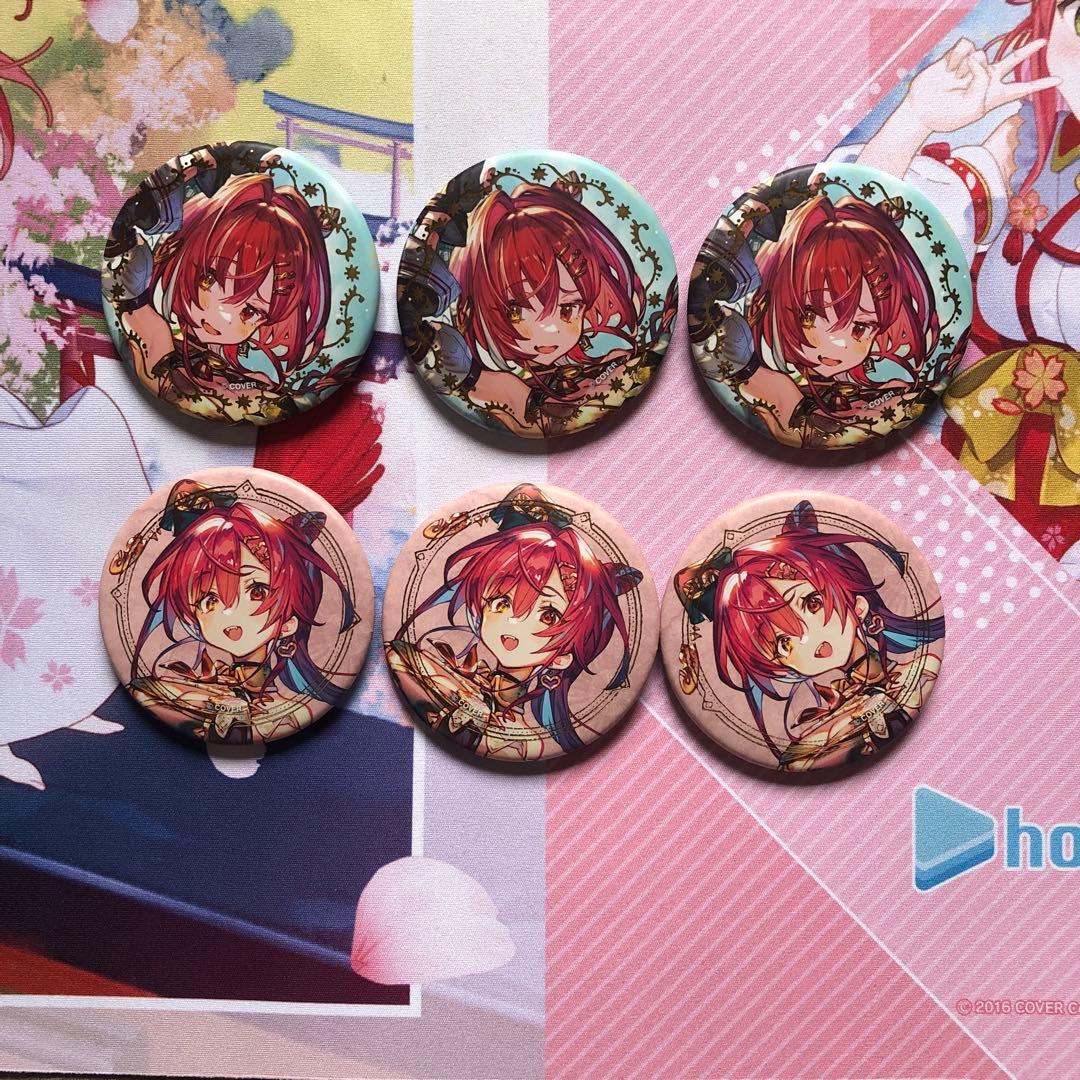 ホロライブ ファンタジー 宝鐘マリン 缶バッジ 2種 - メルカリ