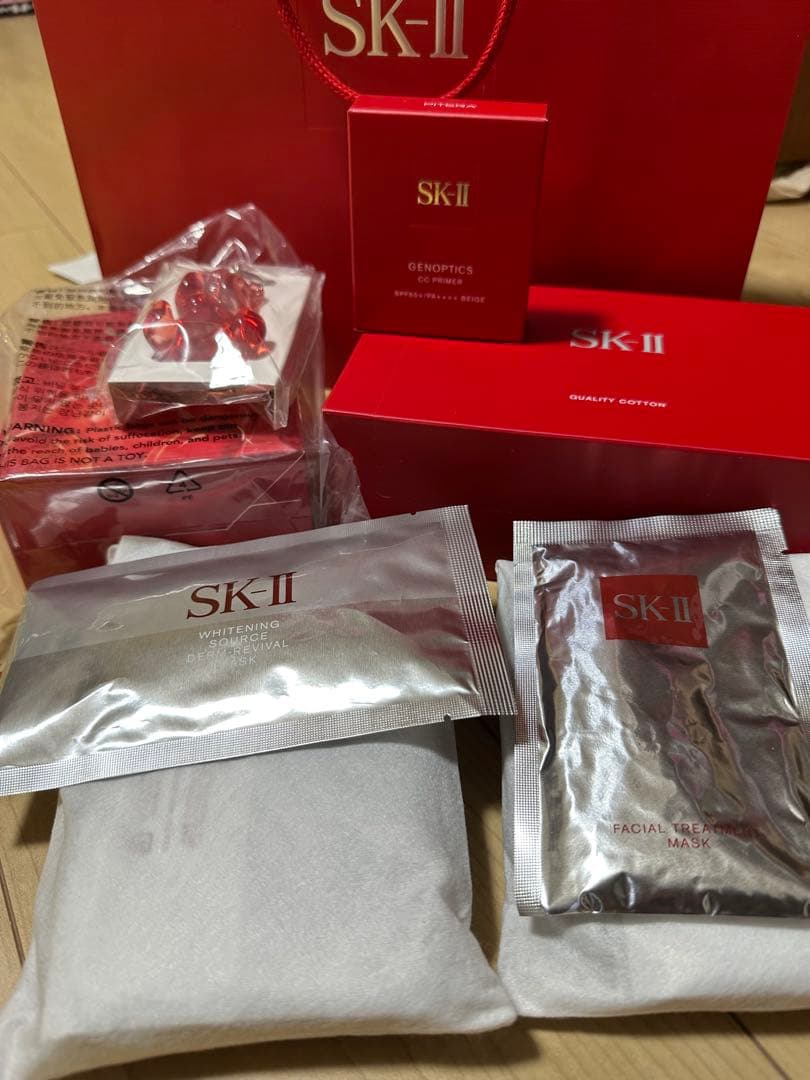 大人気SK-II ジェノプティクスCCプライマー日焼け止め　マスク　その他セット Amazon.co.jp: SK-II 日焼け止め 化粧下地 ジェノプティクス CC