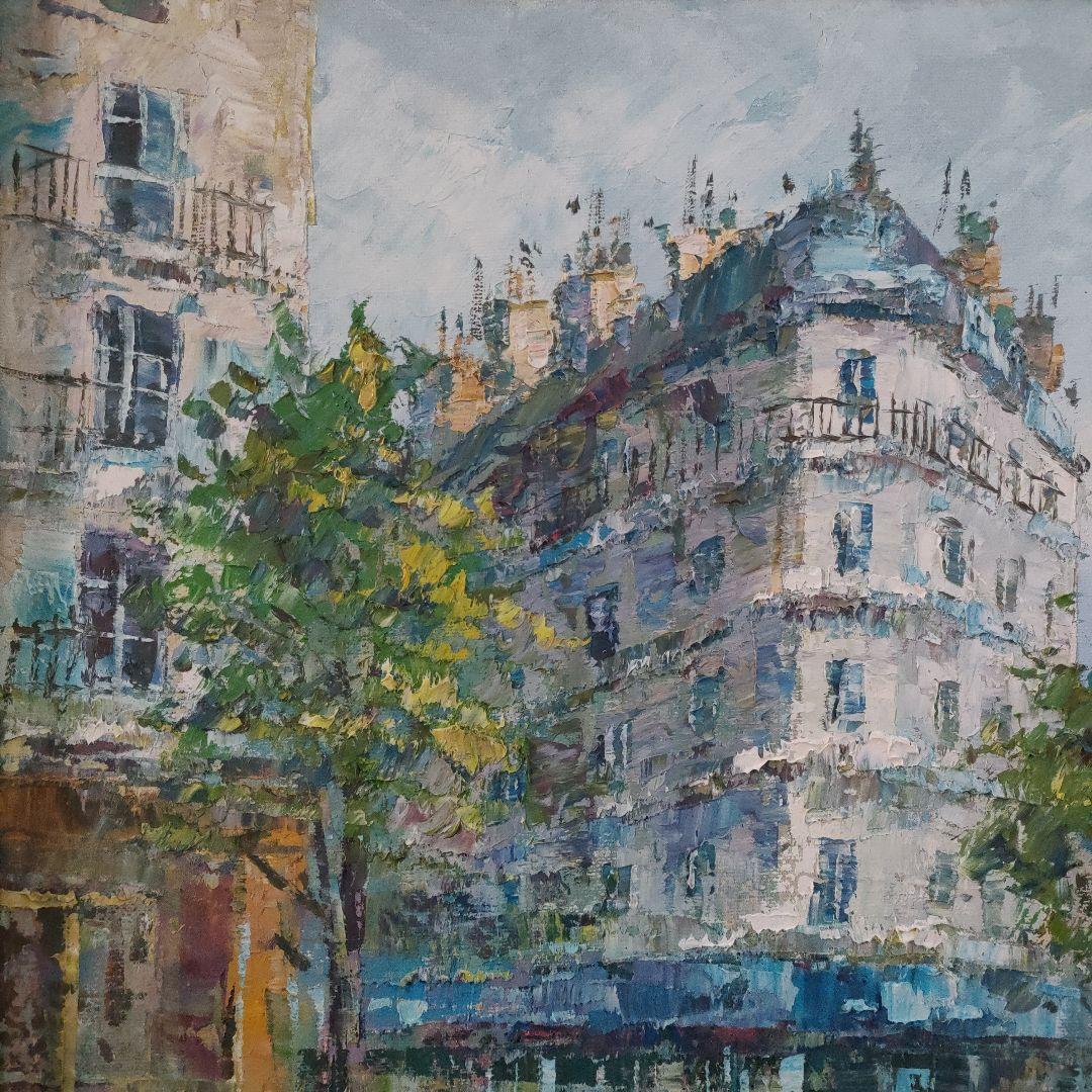 石川啓司（應美会会員） 油彩画 F6号『パリ風景』 - メルカリ