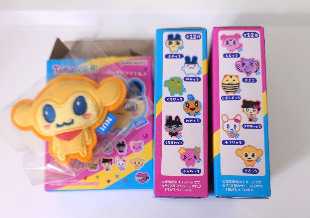 たまごっち ぷっくりかわいいアップリケバッジ 3個セット - メルカリ