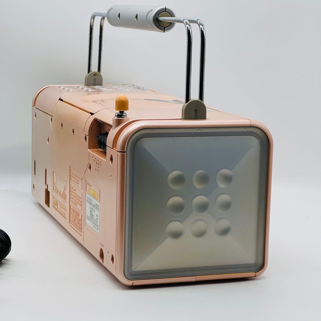 【動作品】KENWOOD MDX-02 ピンク リモコン付 ※アンテナ抜けあり