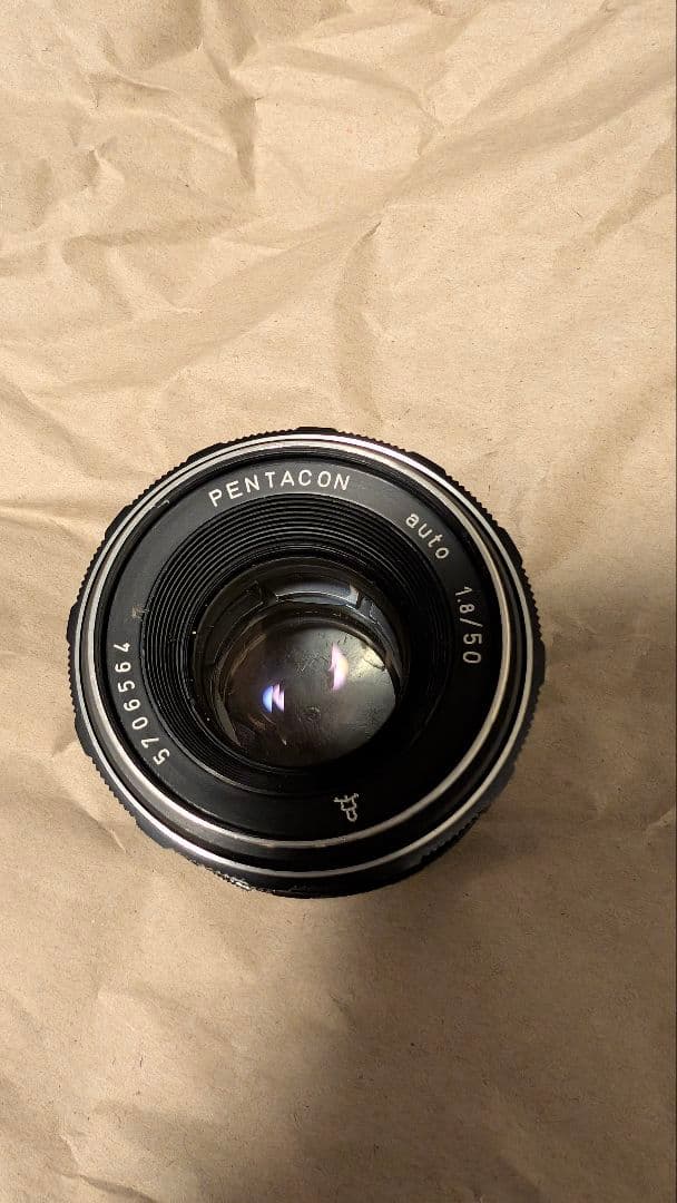 PENTACON 50mm f/1.8 m42マウント M42 MOUNT SPIRAL: VEB Pentacon auto 50mm F1.8 (M42) Early model