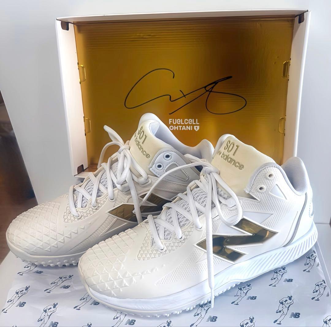 ニューバランス大谷翔平モデルS01 トレーニングシューズ26.5ゴールド極美品 楽天市場】ニューバランス シューズ 野球 トレーニングシューズ メンズ