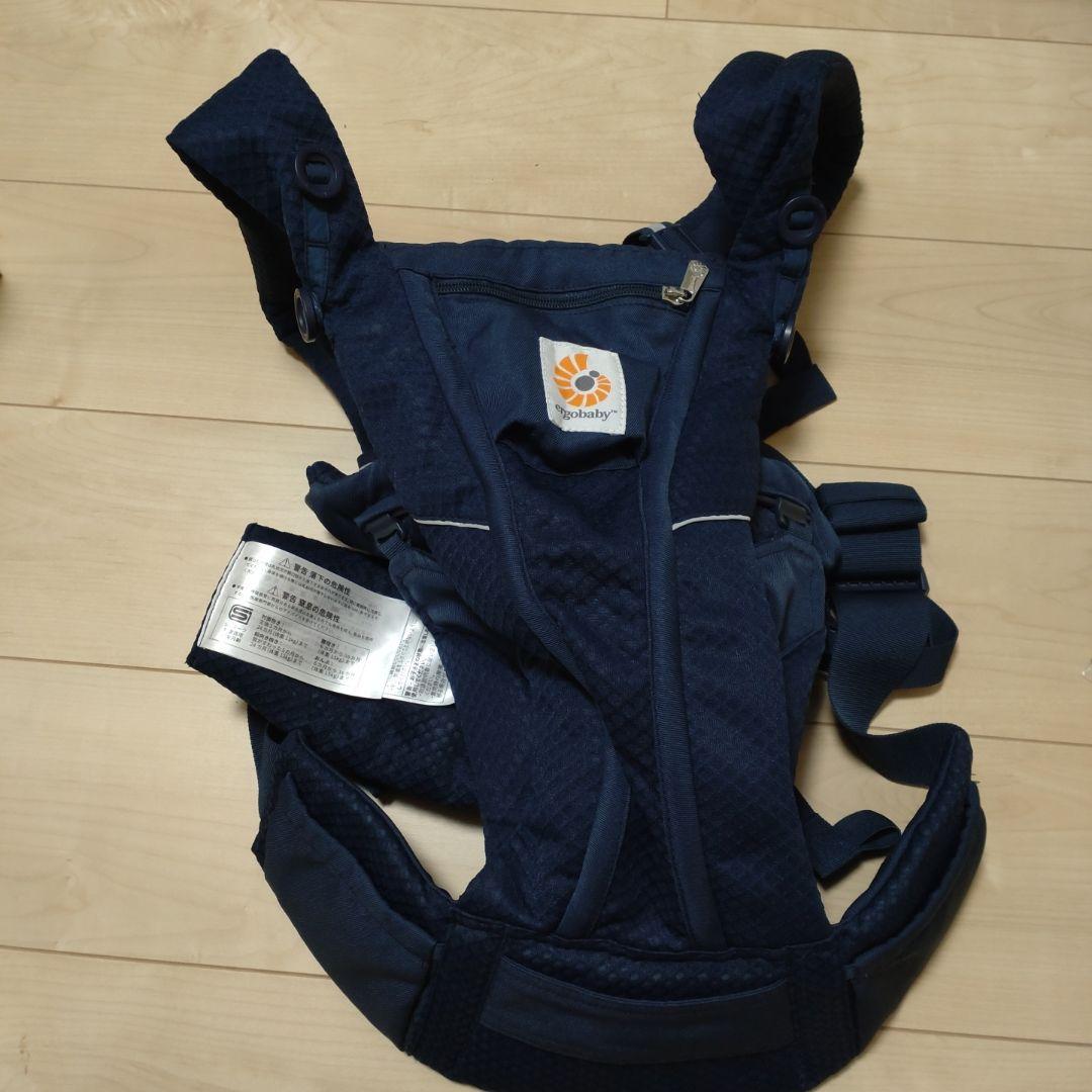 美品ergobaby OMNI Breeze 抱っこ紐 ネイビー - メルカリ