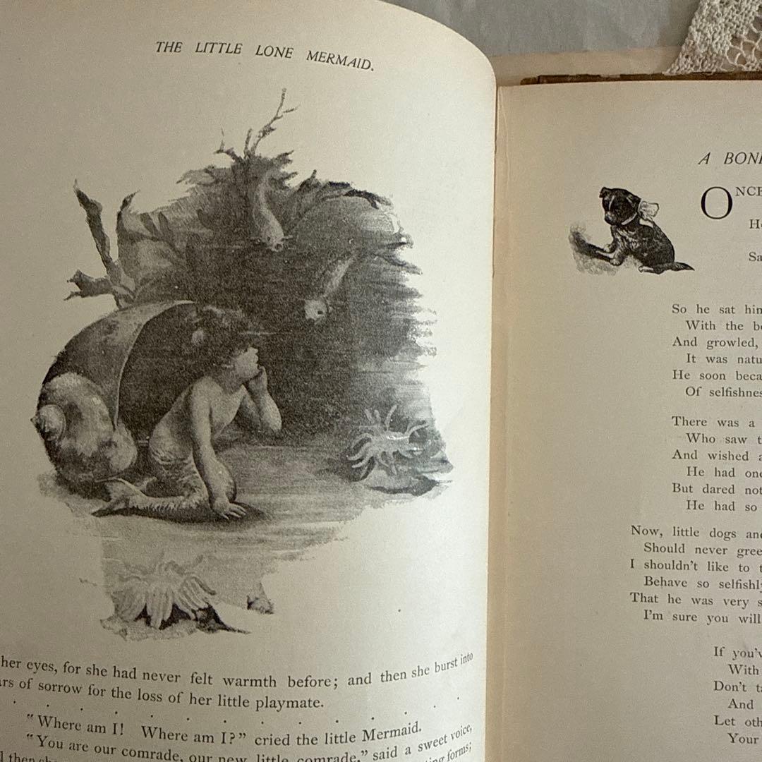 1890年アンティーク美しい挿絵の絵本アーネストニースター洋書ジャンク