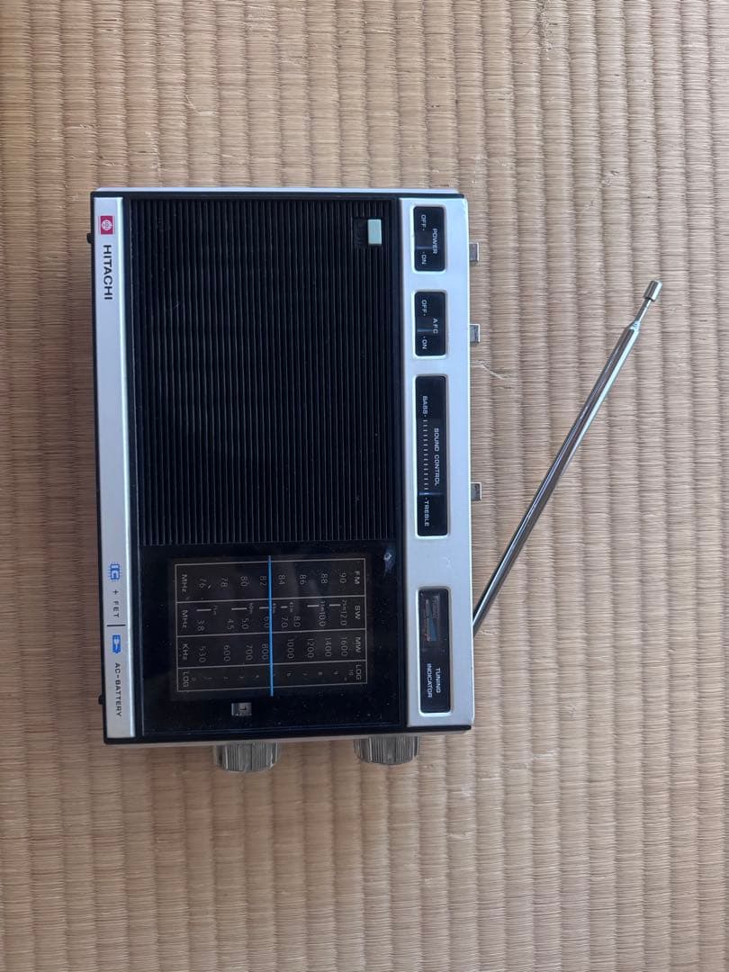 日立 FM トランジスターラジオ KH-1510 貴重取説付き 動作品