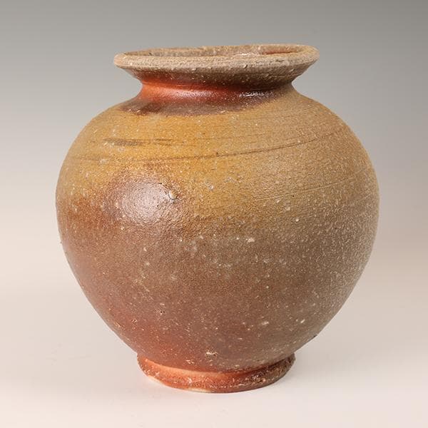 信楽焼【星野亨斉 造】◇自然紬壺◇ 【陶器・壺・花瓶・花入】 - メルカリ