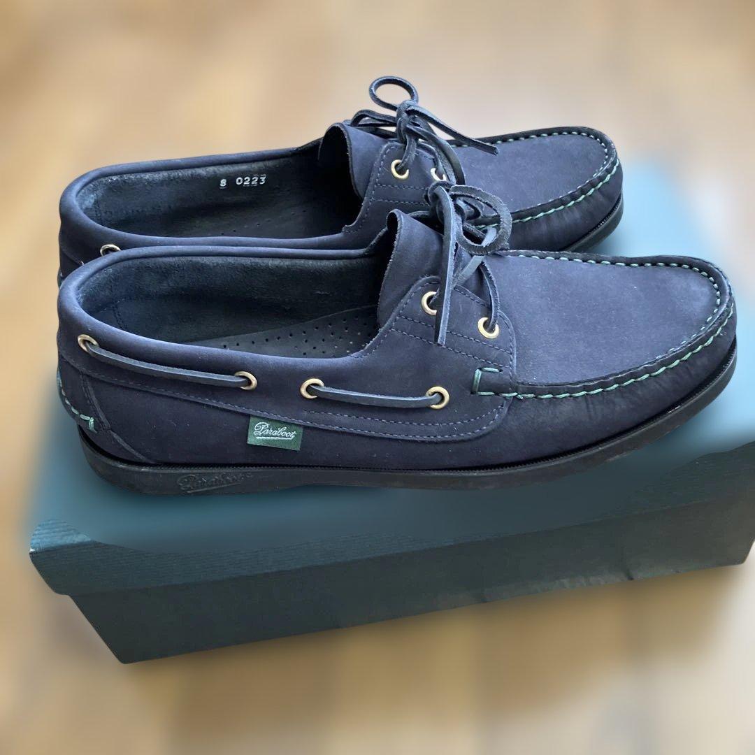 レセプション✖️パラブーツ バース Paraboot✖️Reception ネイビー