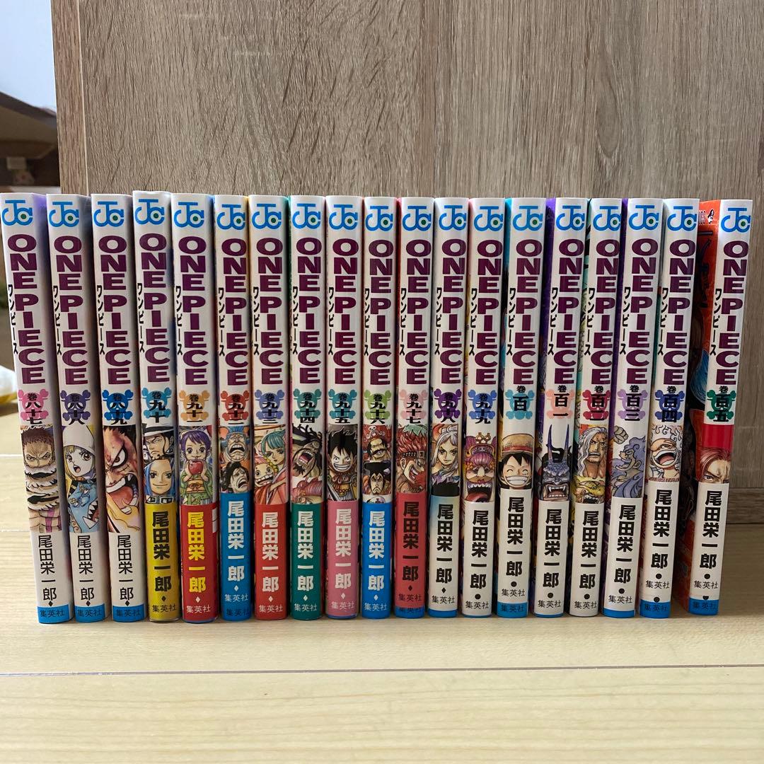 値下げ ワンピース 87巻〜105巻 19冊セット - メルカリ