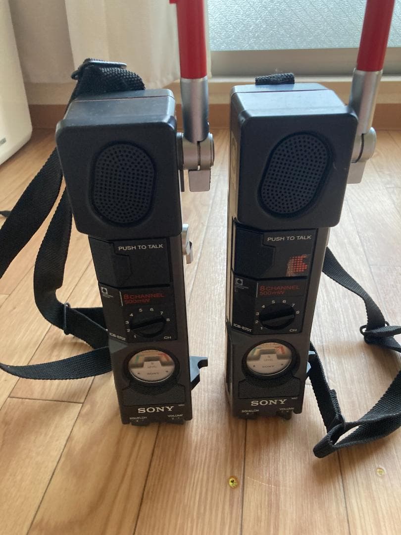 SONY ICB-870T トランシーバー 8チャンネル　市民ラジオ 0.5W
