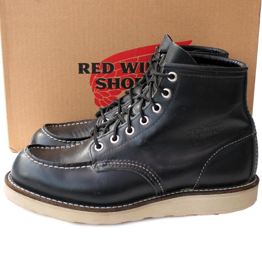 RED WING 8179 黒セッター ワークブーツ ブラッククローム - メルカリ