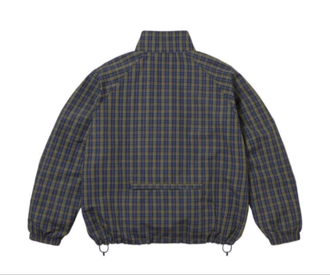 ジャケット・アウター Supreme Plaid Track Jacket \"Navy\"