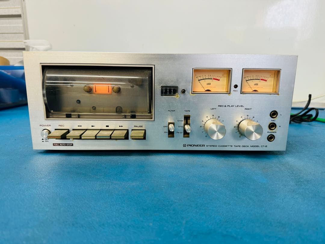 希少品！昭和レトロ！☆pioneerパイオニア☆ステレオカセットデッキ CT