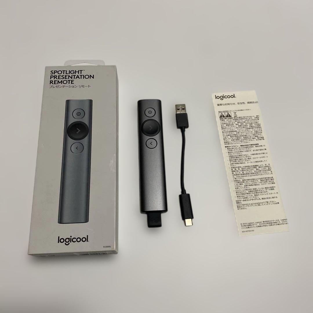 その他 logicool R1000SL Amazon.co.jp: ロジクール ポインター R1000SL スレート プレゼンター