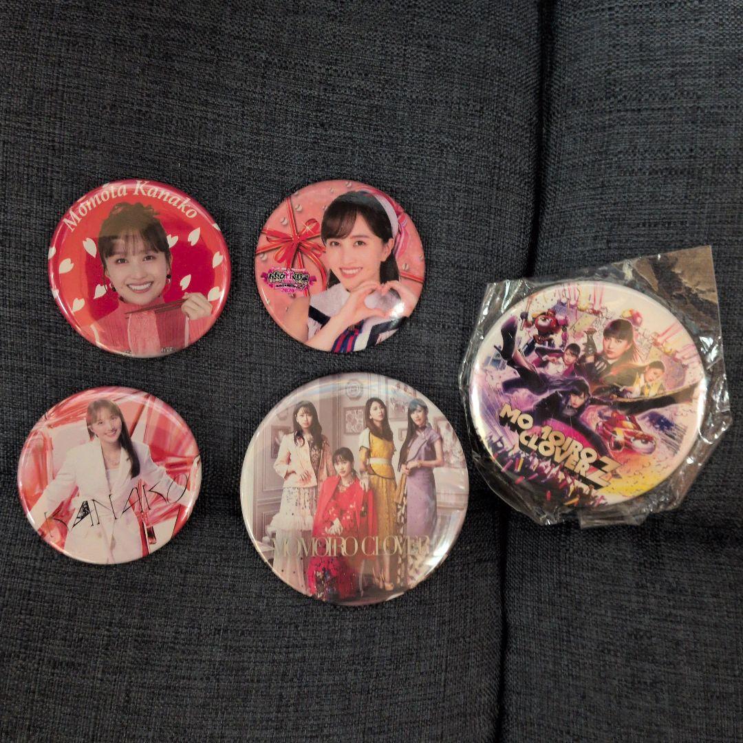 百田夏菜子 ももいろクローバーZ ももクロなど 缶バッジ 5個セット