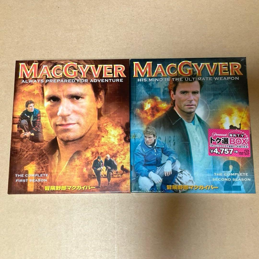 冒険野郎マクガイバー DVD シーズン1・2（トク選BOX）〈6枚組×2〉日本