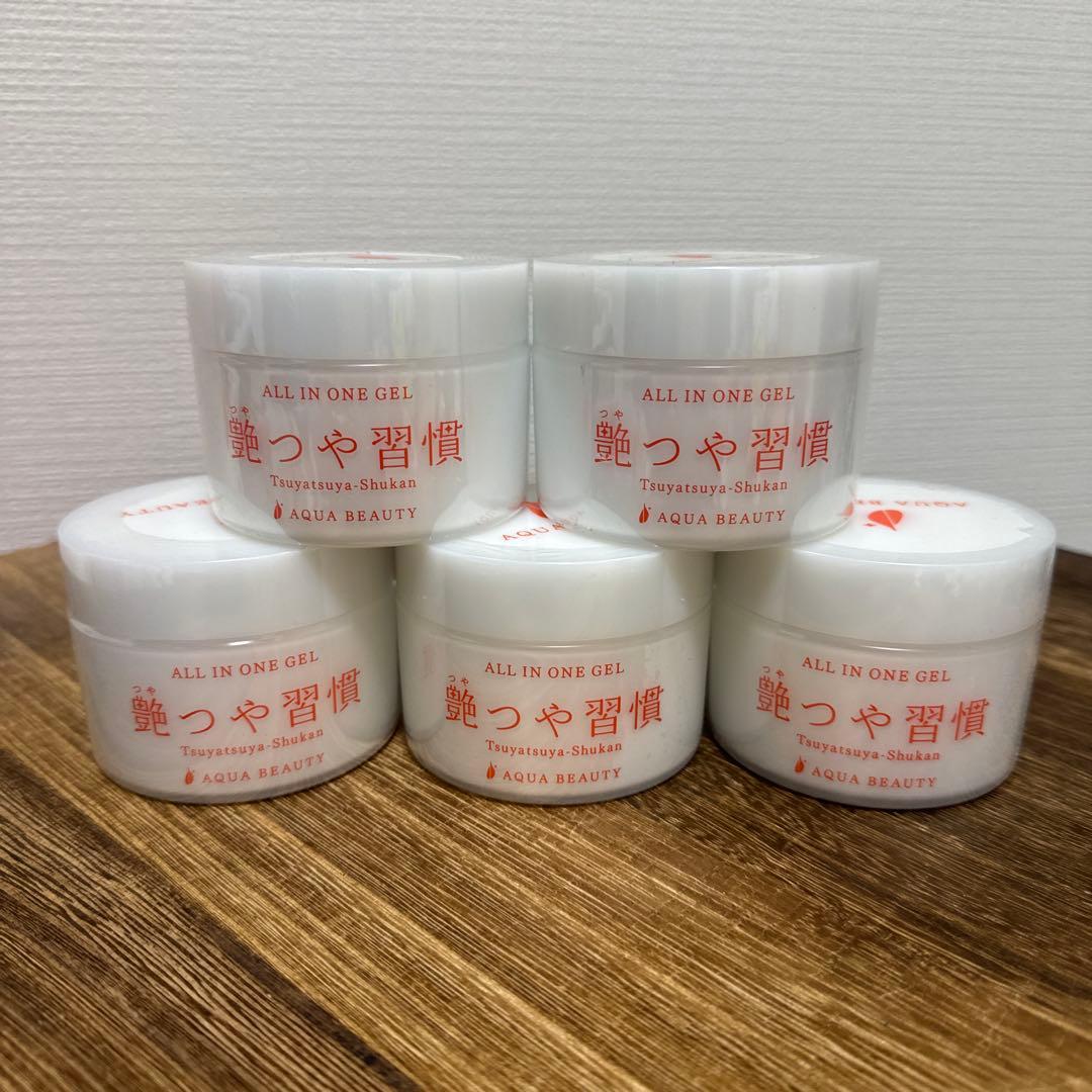 AQUA BEAUTY ALL IN ONE GEL 5個セット Amazon.co.jp: ﾘﾆｭｰｱﾙ パワーアップ 艶つや習慣 角質ケア 1.5倍 首元