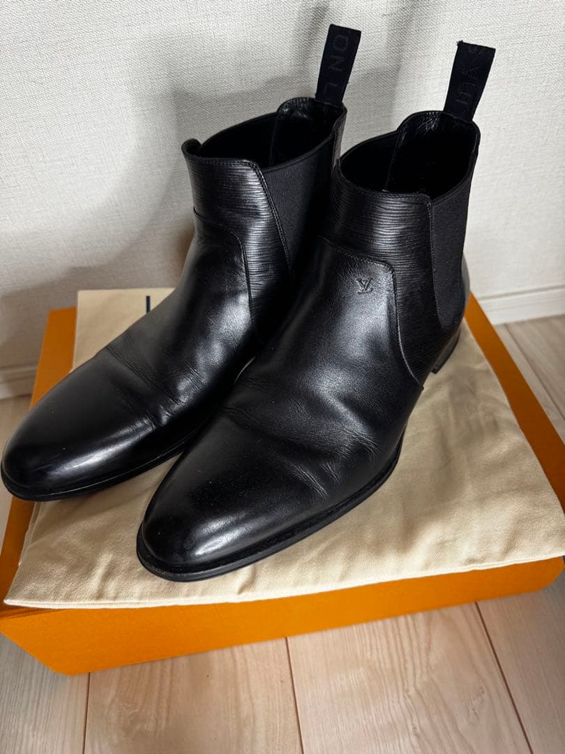 Louis Vuitton エピ　レザー サイドゴアブーツ 中古・古着通販】LOUIS VUITTON (ルイ ヴィトン) サイドゴアブーツ