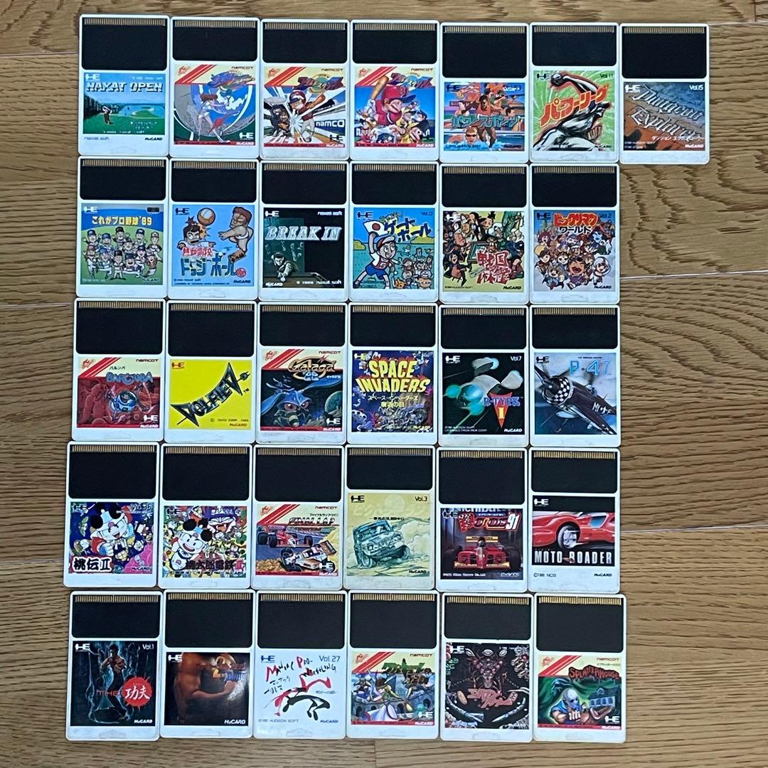 PCエンジン ゲームソフト まとめ売り 31種 PC Engine HuCARD - メルカリ