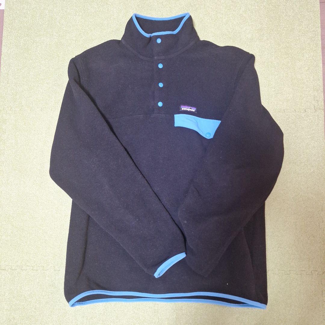 美品Patagonia シンチラ スナップT Lサイズ 美品 M 00年 オールブラック シンチラ スナップT patagonia 黒