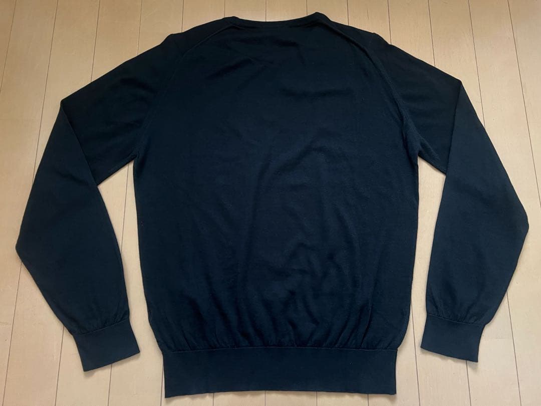 John Smedley クルーネック ニット シーアイランドコットン M 黒