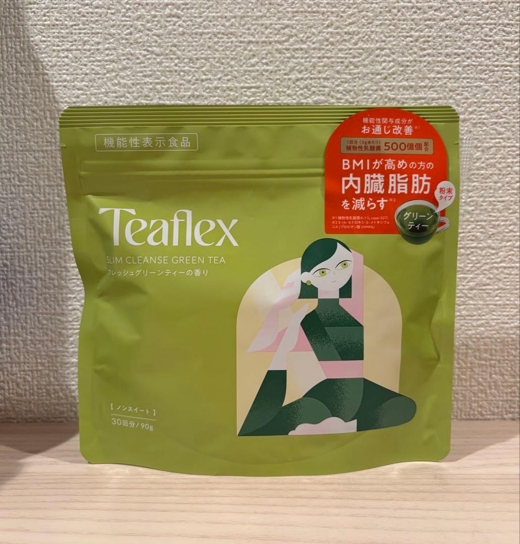 Teaflex】新品未開封 スリムクレンズ グリーンティー 90g 30回分