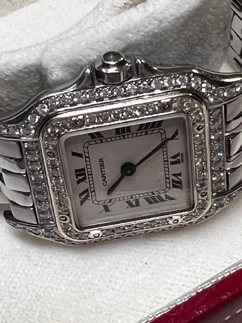 カルティエ パンテール SM （ダイヤモンドクォーツ付き） サイズ 13.5cm
