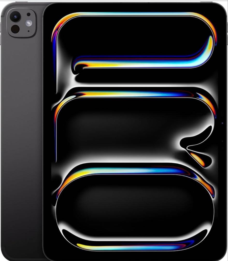 iPad Pro M4 11インチ 256GB Wi-Fi スペースブラック 11インチiPad Pro Wi‑Fiモデル 256GB（標準ガラス搭載）- スペース